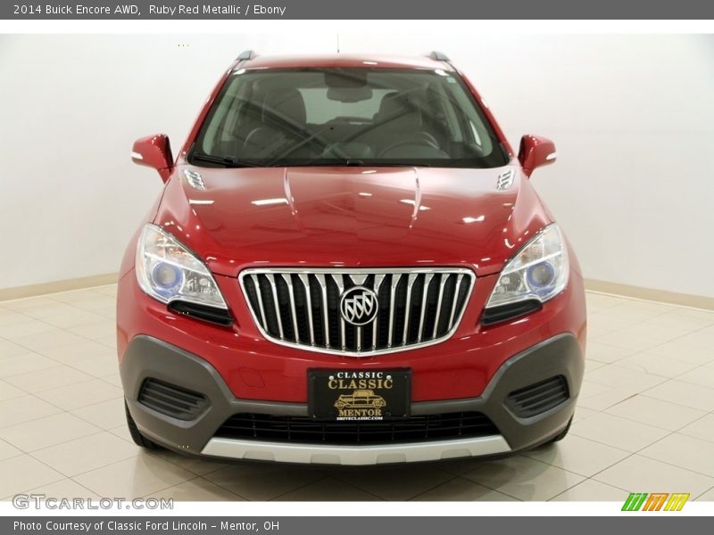 Ruby Red Metallic / Ebony 2014 Buick Encore AWD