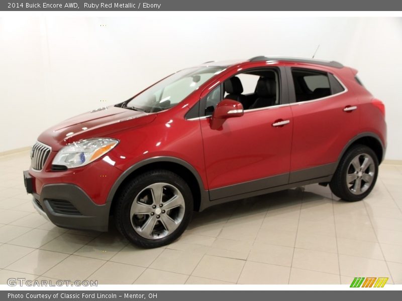 Ruby Red Metallic / Ebony 2014 Buick Encore AWD