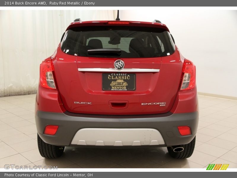 Ruby Red Metallic / Ebony 2014 Buick Encore AWD