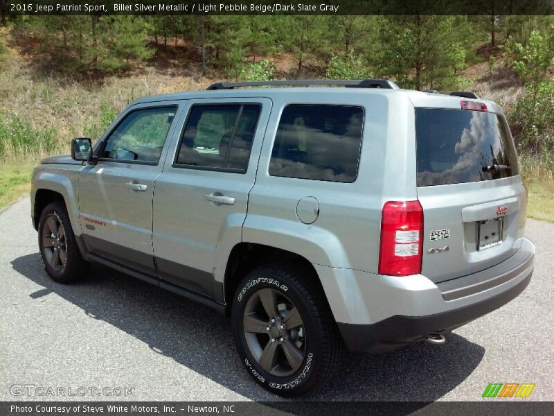 Billet Silver Metallic / Light Pebble Beige/Dark Slate Gray 2016 Jeep Patriot Sport