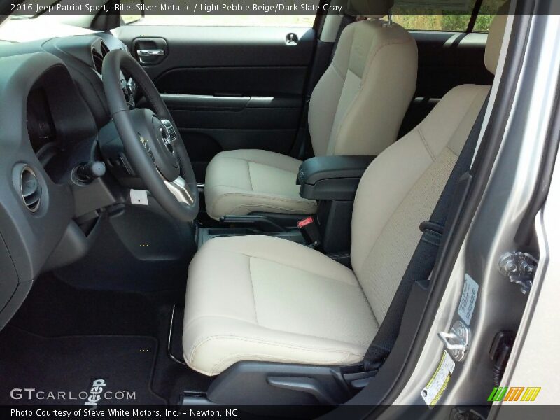 Billet Silver Metallic / Light Pebble Beige/Dark Slate Gray 2016 Jeep Patriot Sport