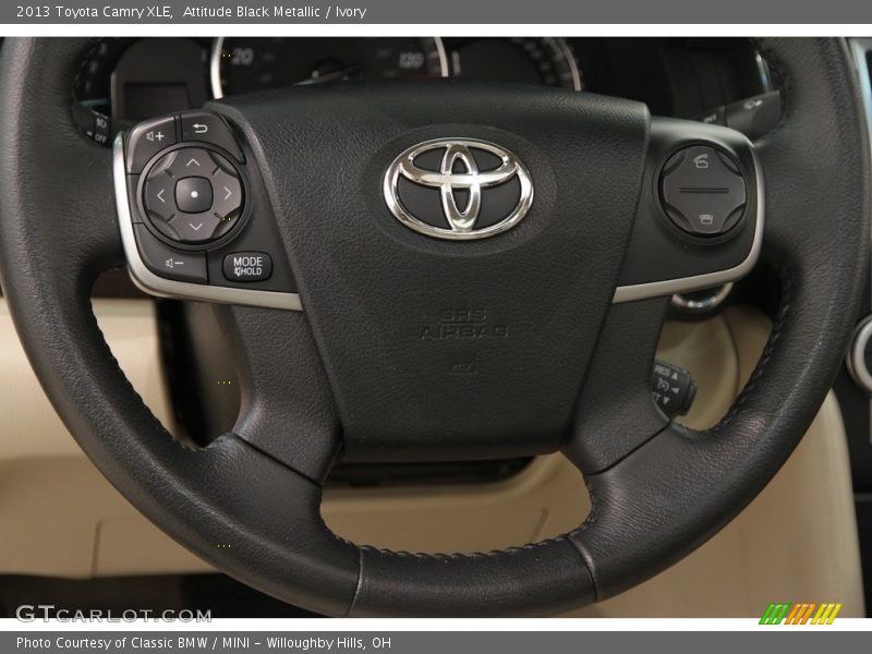 Attitude Black Metallic / Ivory 2013 Toyota Camry XLE