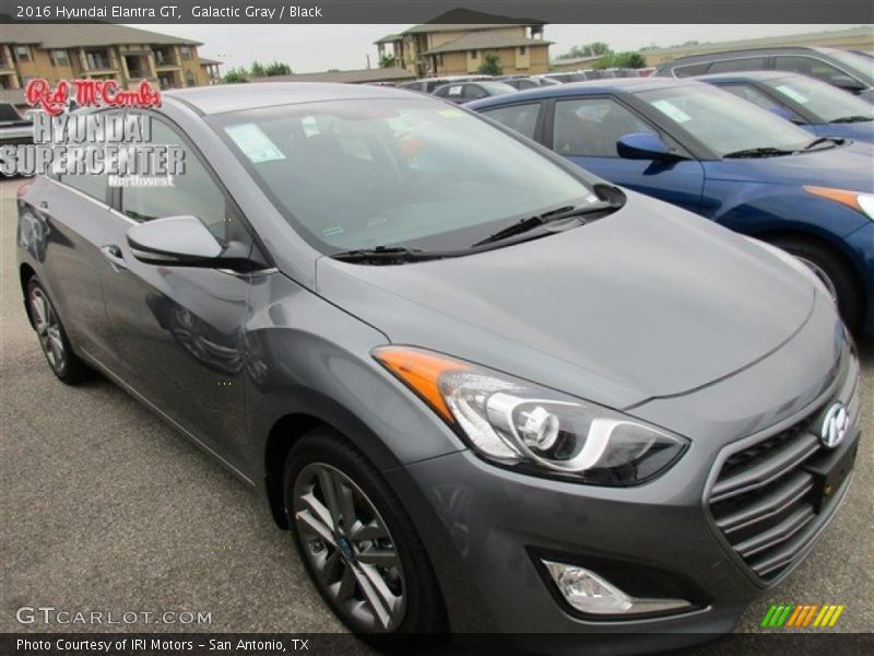 Galactic Gray / Black 2016 Hyundai Elantra GT