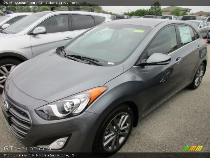 Galactic Gray / Black 2016 Hyundai Elantra GT