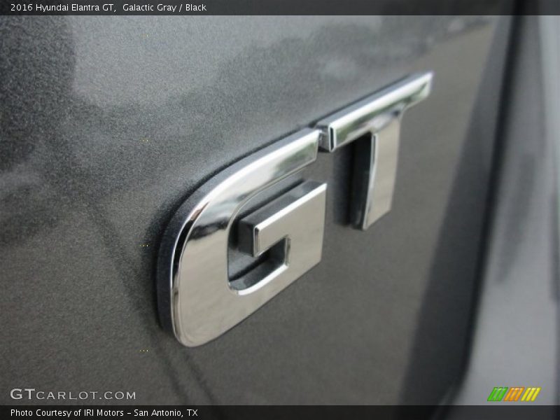 Galactic Gray / Black 2016 Hyundai Elantra GT