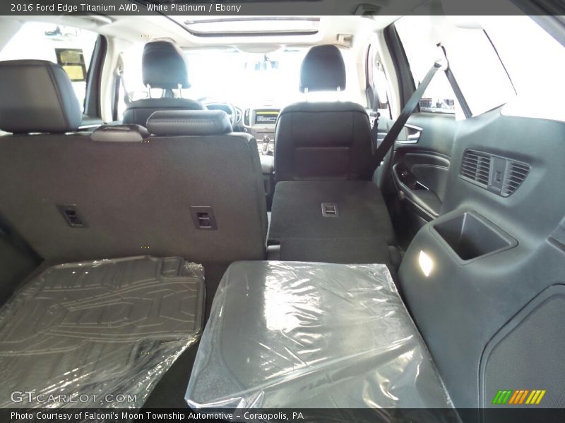 White Platinum / Ebony 2016 Ford Edge Titanium AWD