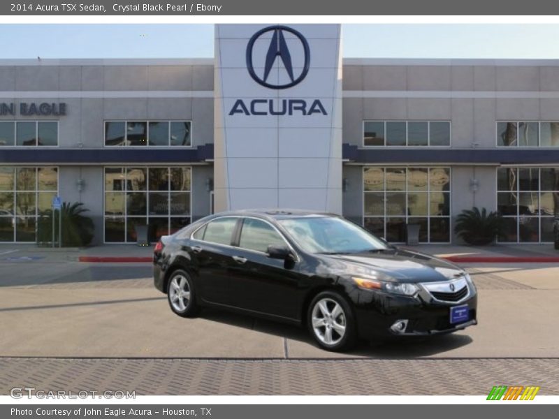 Crystal Black Pearl / Ebony 2014 Acura TSX Sedan