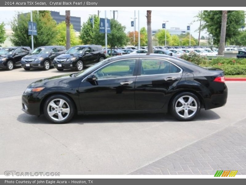 Crystal Black Pearl / Ebony 2014 Acura TSX Sedan