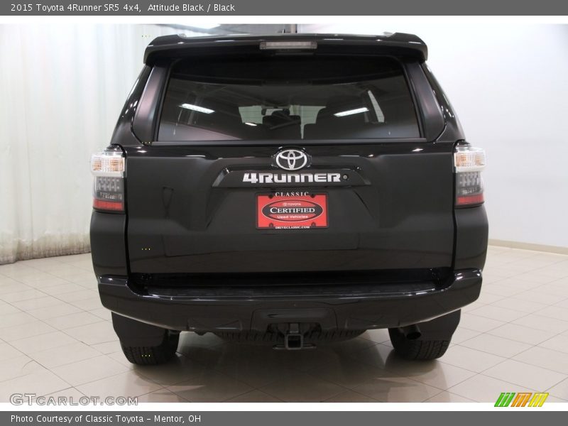 Attitude Black / Black 2015 Toyota 4Runner SR5 4x4
