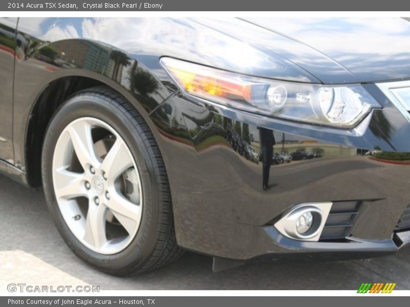 Crystal Black Pearl / Ebony 2014 Acura TSX Sedan