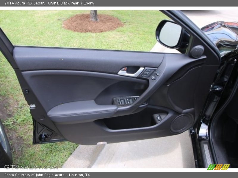 Crystal Black Pearl / Ebony 2014 Acura TSX Sedan