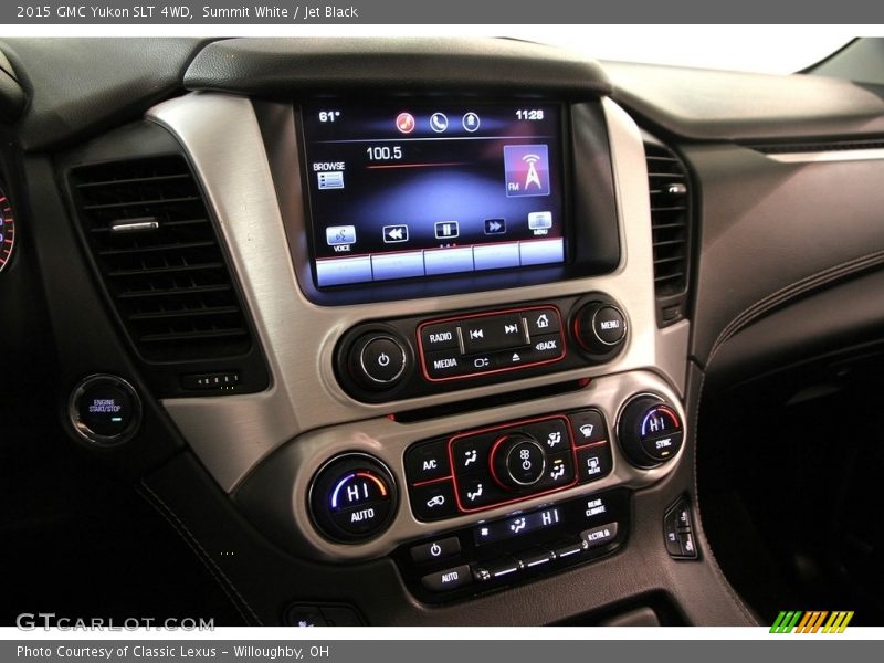 Summit White / Jet Black 2015 GMC Yukon SLT 4WD