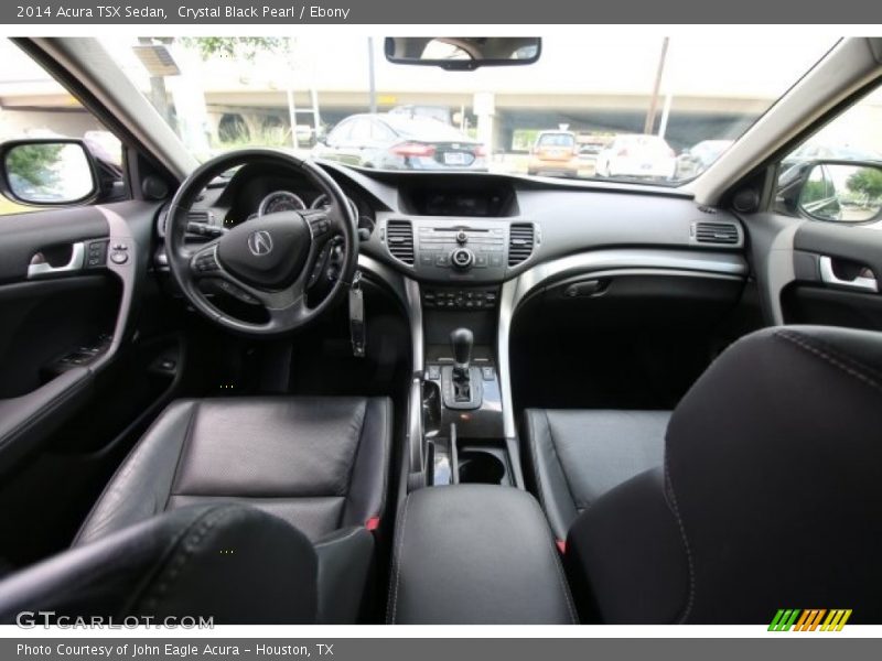 Crystal Black Pearl / Ebony 2014 Acura TSX Sedan