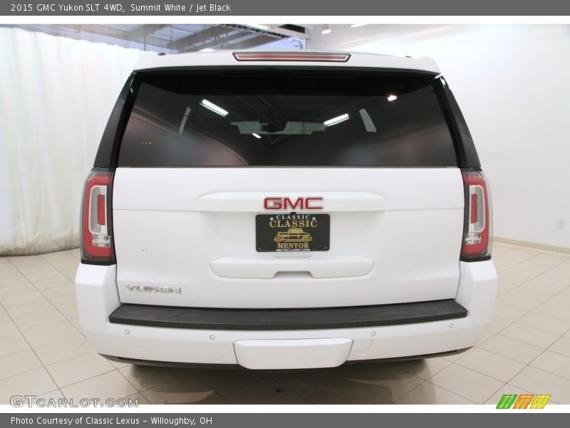 Summit White / Jet Black 2015 GMC Yukon SLT 4WD