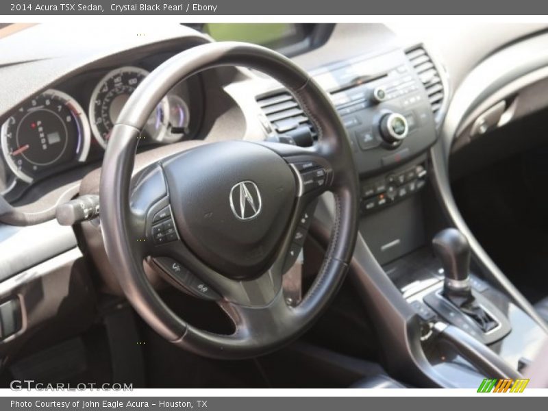 Crystal Black Pearl / Ebony 2014 Acura TSX Sedan