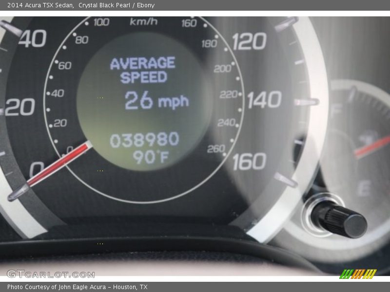 Crystal Black Pearl / Ebony 2014 Acura TSX Sedan