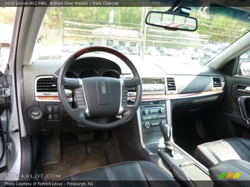 Brilliant Silver Metallic / Dark Charcoal 2010 Lincoln MKZ FWD