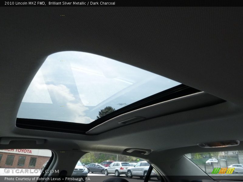 Brilliant Silver Metallic / Dark Charcoal 2010 Lincoln MKZ FWD