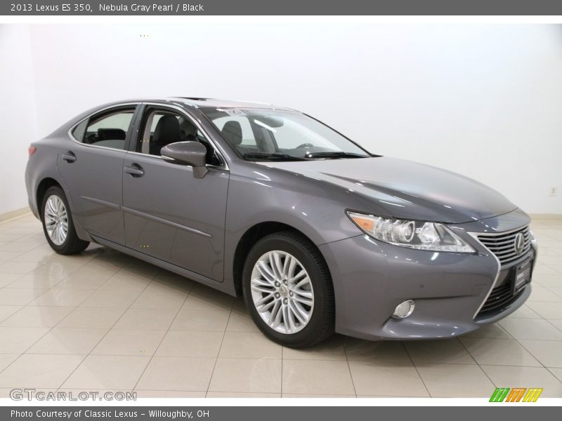 Nebula Gray Pearl / Black 2013 Lexus ES 350