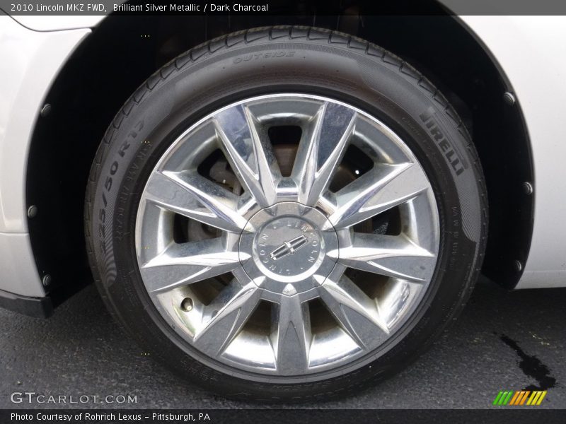 Brilliant Silver Metallic / Dark Charcoal 2010 Lincoln MKZ FWD