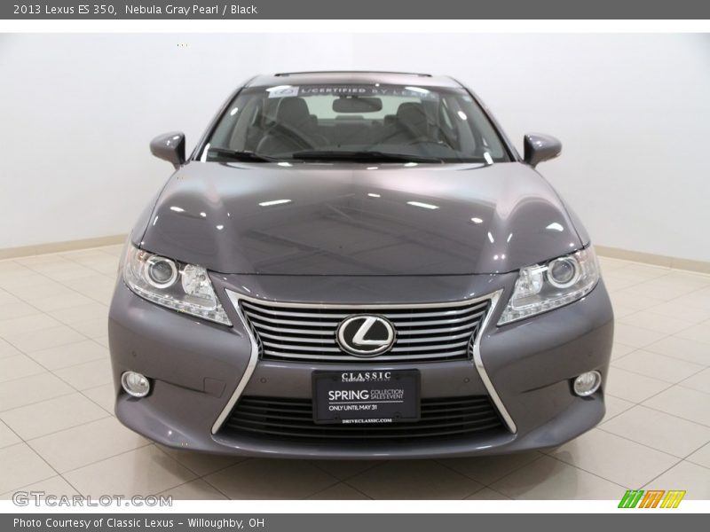 Nebula Gray Pearl / Black 2013 Lexus ES 350