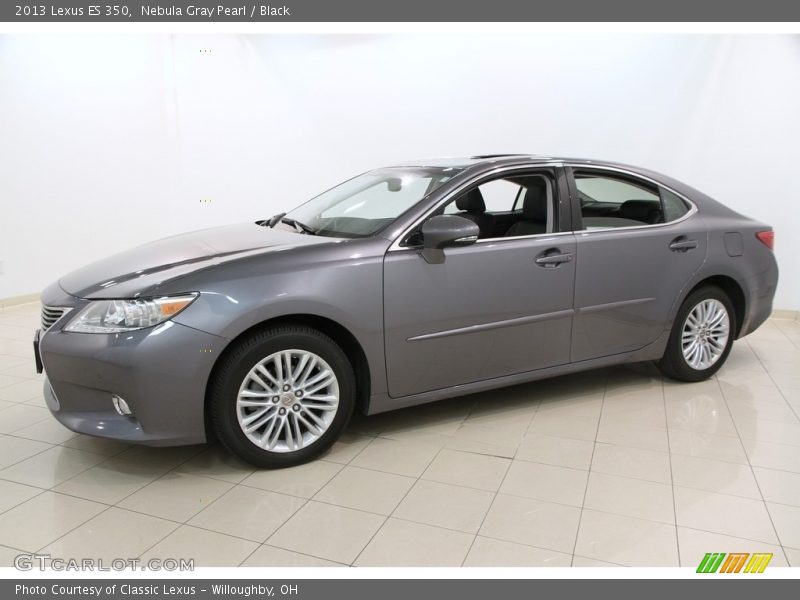 Nebula Gray Pearl / Black 2013 Lexus ES 350