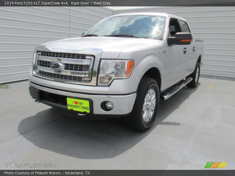 Ingot Silver / Steel Grey 2014 Ford F150 XLT SuperCrew 4x4