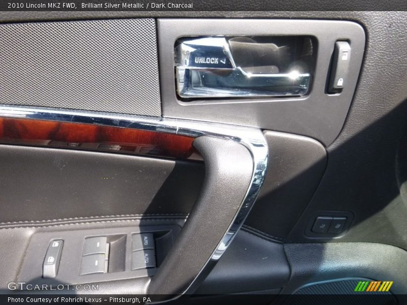 Brilliant Silver Metallic / Dark Charcoal 2010 Lincoln MKZ FWD