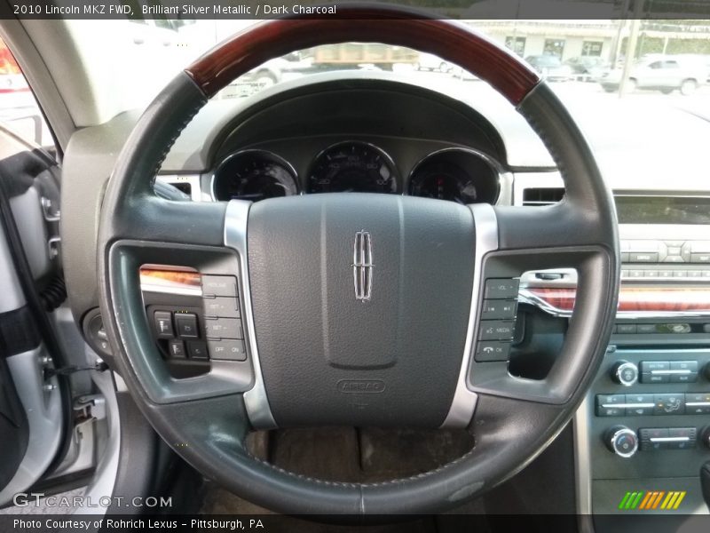 Brilliant Silver Metallic / Dark Charcoal 2010 Lincoln MKZ FWD