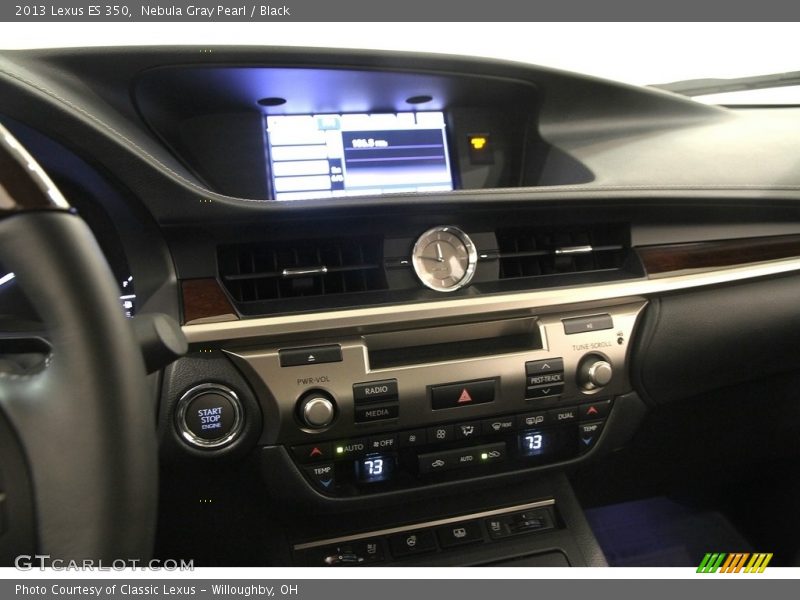 Nebula Gray Pearl / Black 2013 Lexus ES 350