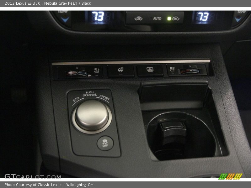 Nebula Gray Pearl / Black 2013 Lexus ES 350