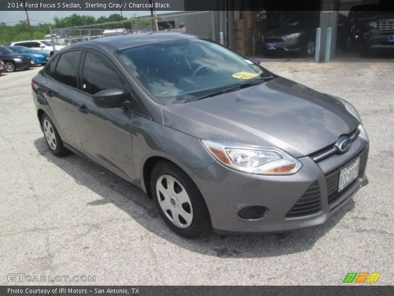 Sterling Gray / Charcoal Black 2014 Ford Focus S Sedan