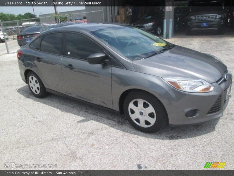 Sterling Gray / Charcoal Black 2014 Ford Focus S Sedan