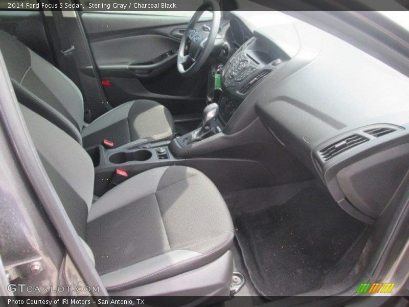 Sterling Gray / Charcoal Black 2014 Ford Focus S Sedan