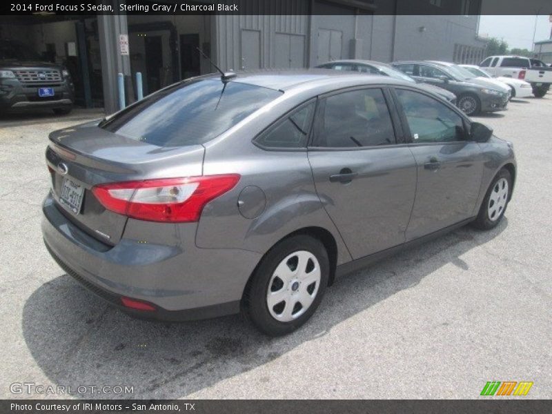 Sterling Gray / Charcoal Black 2014 Ford Focus S Sedan