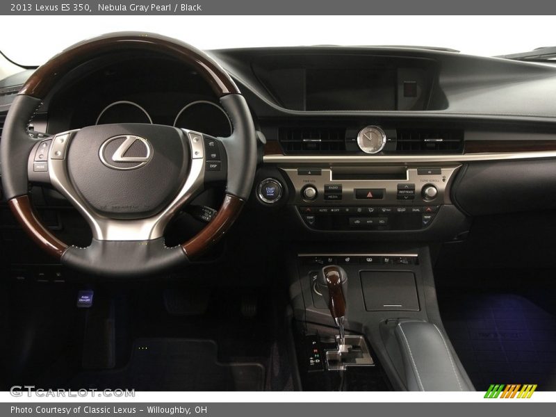 Nebula Gray Pearl / Black 2013 Lexus ES 350