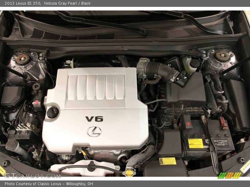 Nebula Gray Pearl / Black 2013 Lexus ES 350