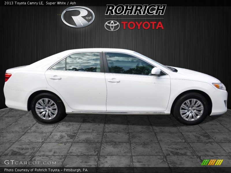 Super White / Ash 2013 Toyota Camry LE