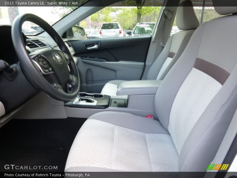 Super White / Ash 2013 Toyota Camry LE