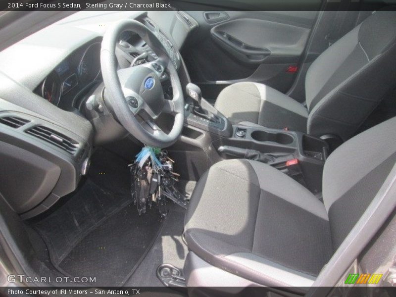 Sterling Gray / Charcoal Black 2014 Ford Focus S Sedan