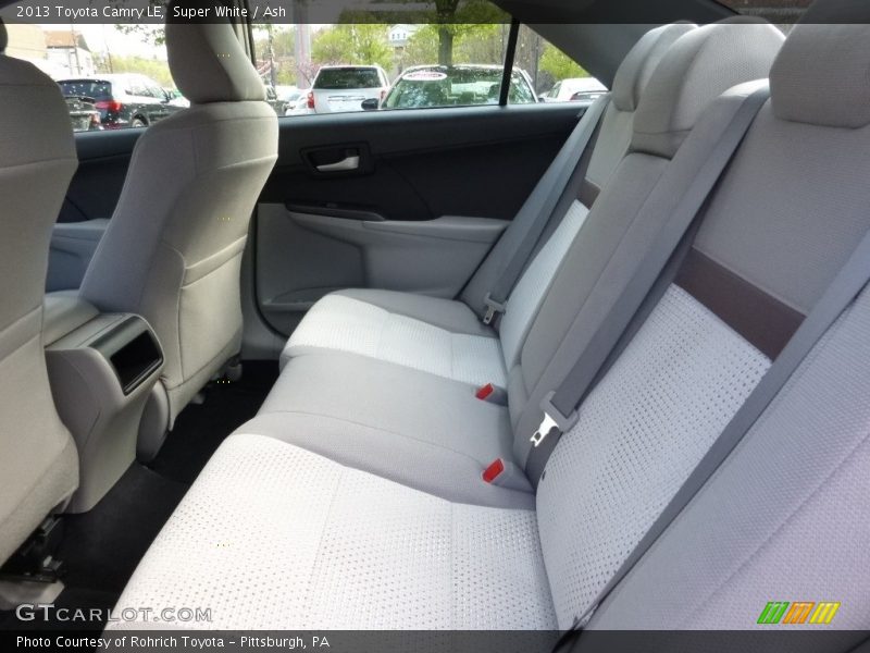Super White / Ash 2013 Toyota Camry LE