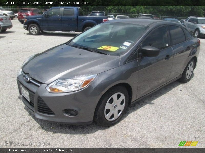 Sterling Gray / Charcoal Black 2014 Ford Focus S Sedan
