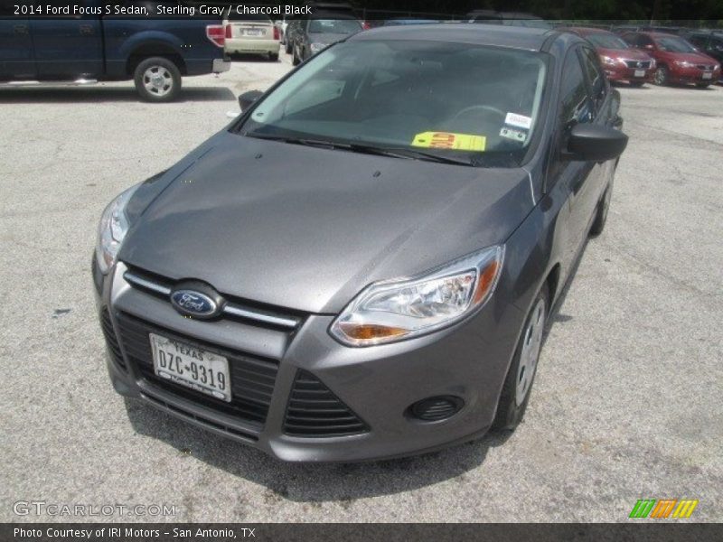 Sterling Gray / Charcoal Black 2014 Ford Focus S Sedan