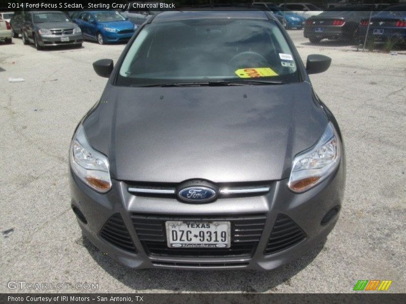 Sterling Gray / Charcoal Black 2014 Ford Focus S Sedan