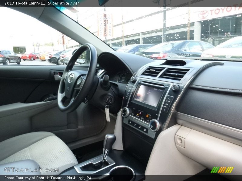 Super White / Ash 2013 Toyota Camry LE