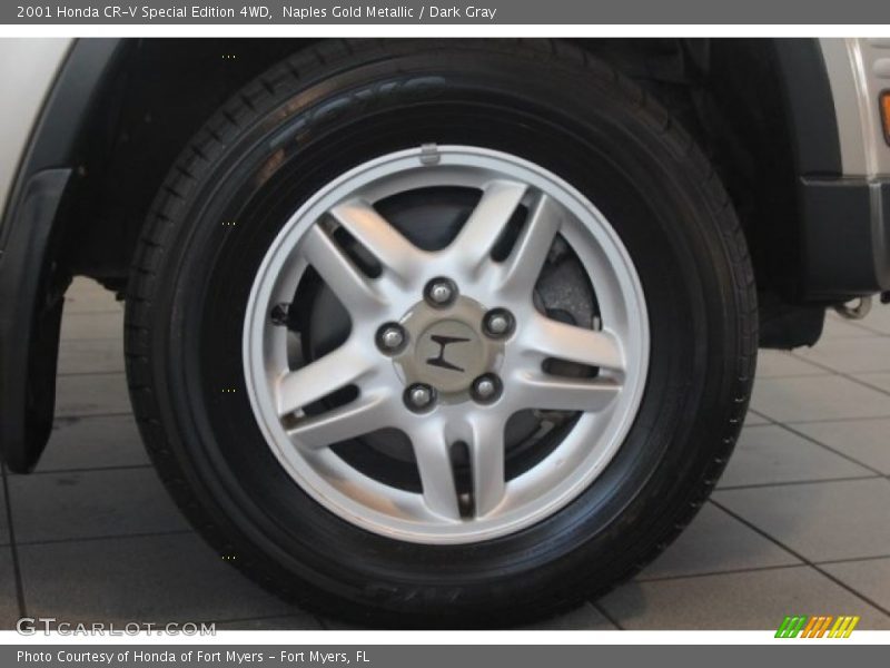 Naples Gold Metallic / Dark Gray 2001 Honda CR-V Special Edition 4WD