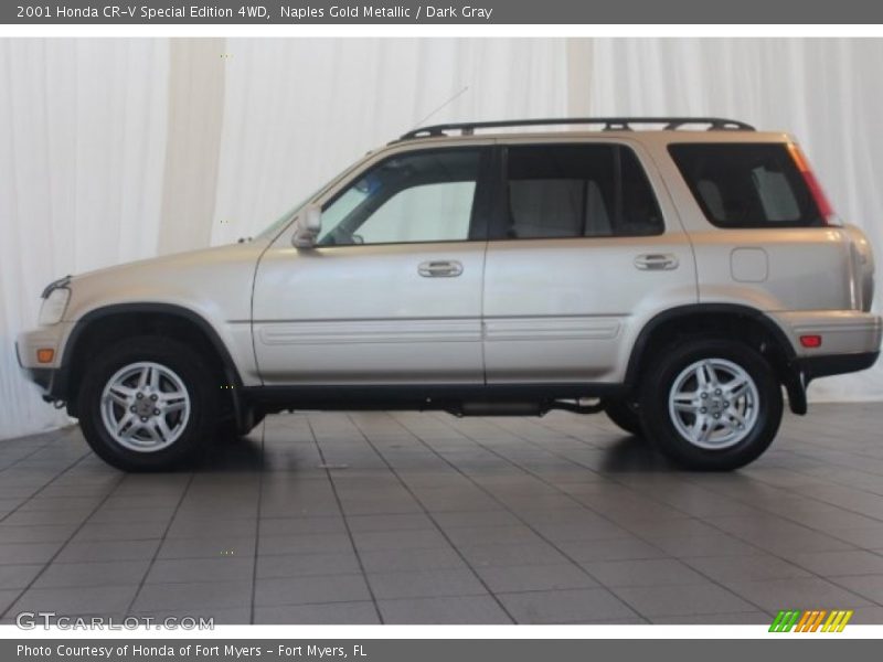 Naples Gold Metallic / Dark Gray 2001 Honda CR-V Special Edition 4WD