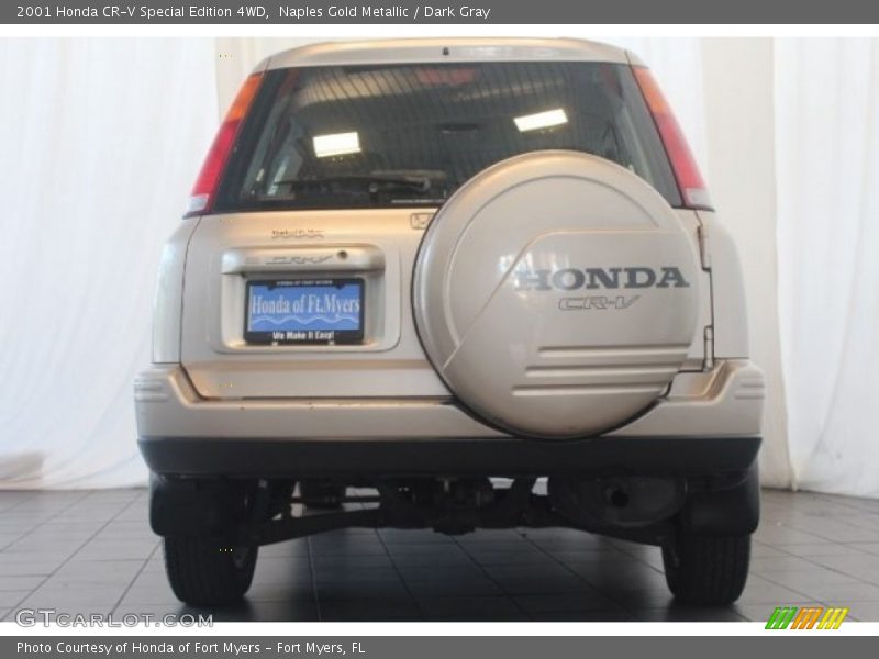 Naples Gold Metallic / Dark Gray 2001 Honda CR-V Special Edition 4WD