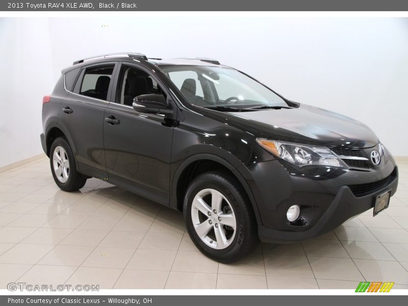 Black / Black 2013 Toyota RAV4 XLE AWD