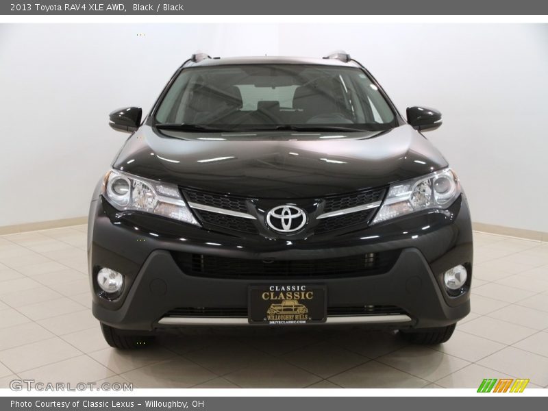 Black / Black 2013 Toyota RAV4 XLE AWD